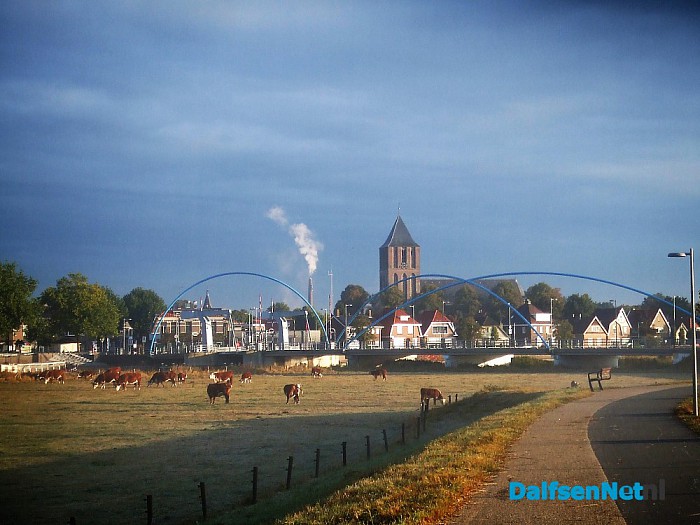 Het lijkt net: Kerktoren in brand - Foto: Wim
