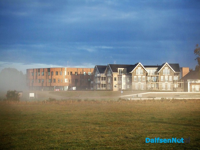 Het lijkt net: Kerktoren in brand - Foto: Wim
