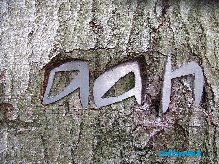 Vernieling? Of rekent boom af met kunstwerK? - Foto: Wim