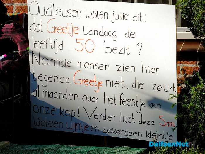 Greetje Lubbers ziet Sara. - Foto: H.G. Foto