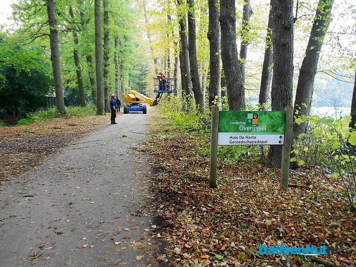 Landschap Overijssel op eigen erf bezig