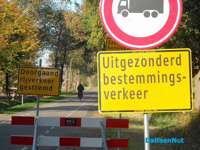 Hoonhorst deels op slot