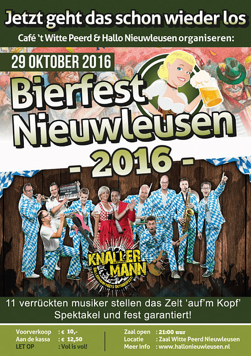 Lustrum voor Bierfest Nieuwleusen - Foto: Eigen geleverde foto