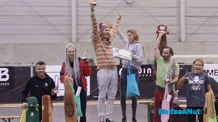 Europees kampioen longboarden uit Dalfsen - Foto: Ingezonden foto