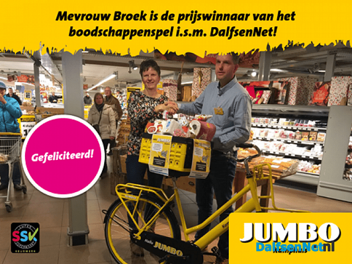 Winaar boodschappenspel