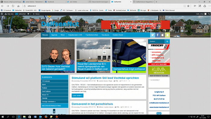 DalfsenNet staat aanstaande zaterdag op de vrijwilligersmarkt 