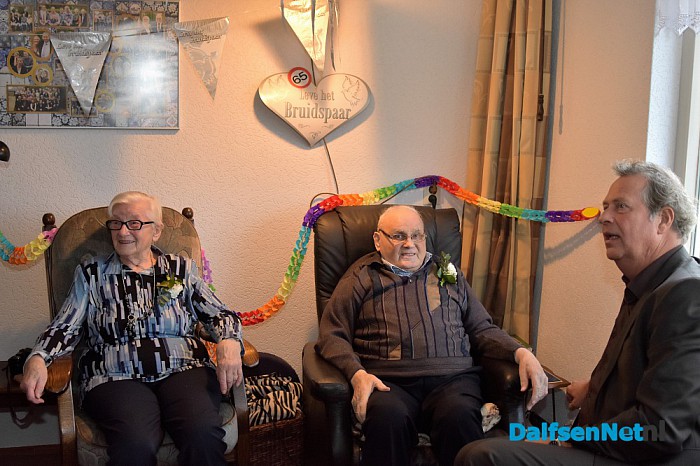 Laarman-Marskamp vandaag 65 jaar getrouwd - Foto: Johan Bokma