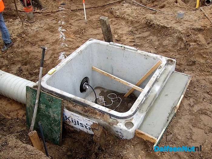 Rioleringswerkzaamheden in Hoonhorst - Foto: Wim
