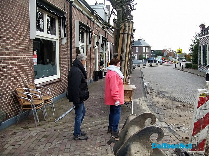 Rioleringswerkzaamheden in Hoonhorst - Foto: Wim