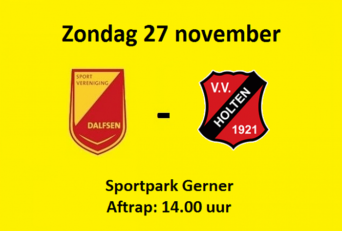 Zondag SVD1 tegen VV Holten1