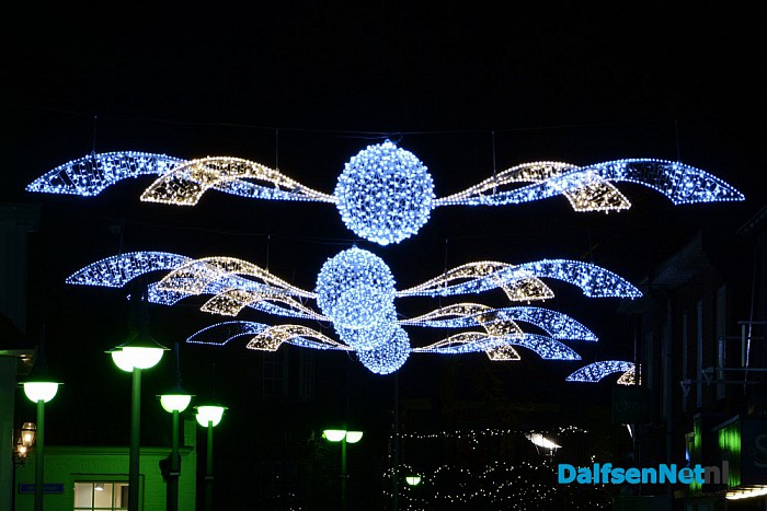 Mooie (kerst) verlichting in Dalfsen. - Foto: Ingezonden foto