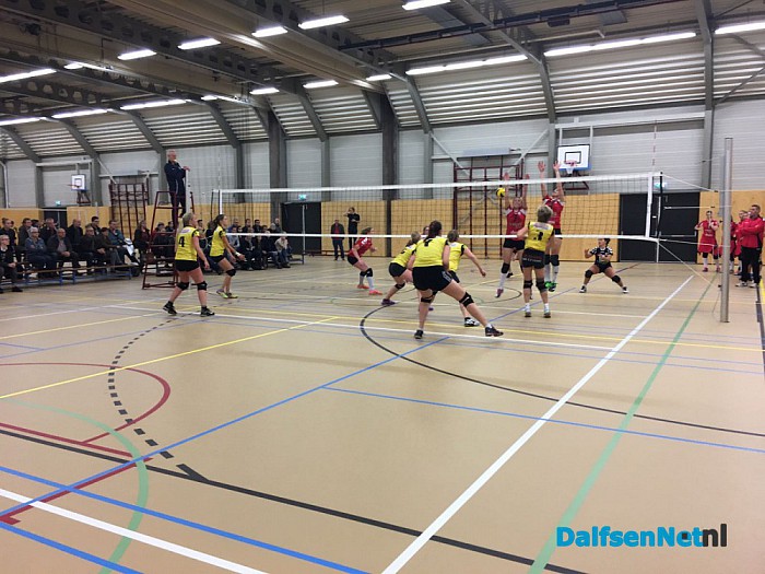 Dalvo Dames 1 pakt twee belangrijke punten van de koploper - Foto: Ingezonden foto