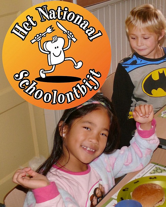 Geslaagd Nationaal Schoolontbijt op CBS Sjaloom - Foto: Eigen geleverde foto