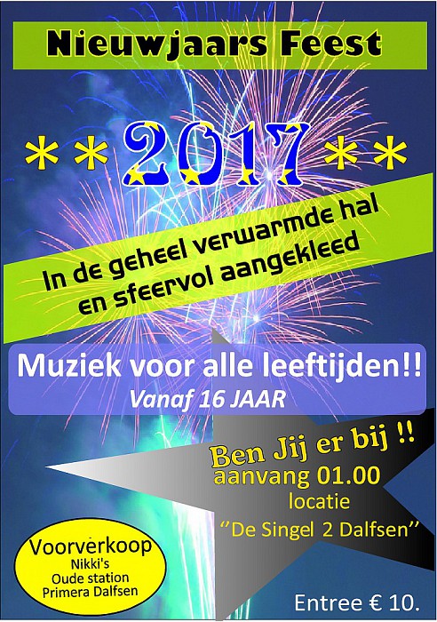 Nieuwjaarsfeest - Foto: Eigen geleverde foto