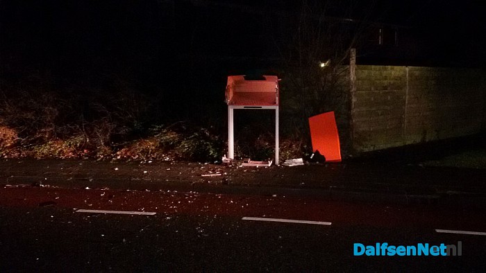 Brievenbus opgeblazen aan de Polhaarweg
