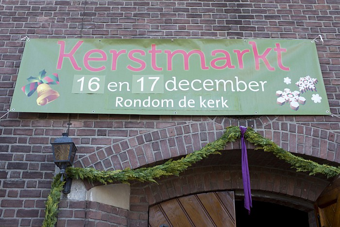 Kerstboomverkoop bij R.K. Kerk Dalfsen - Foto: Geert Bistervels