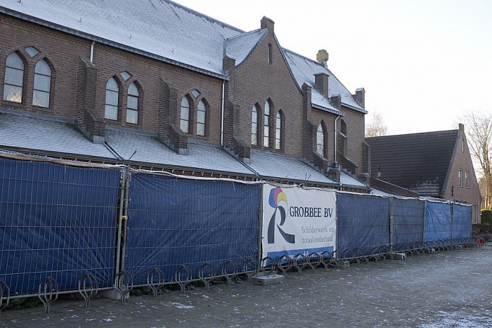 Kerstboomverkoop bij R.K. Kerk Dalfsen - Foto: Geert Bistervels