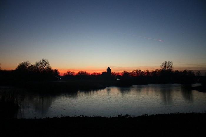 Dalfsen in het avondrood - Foto: Eigen geleverde foto