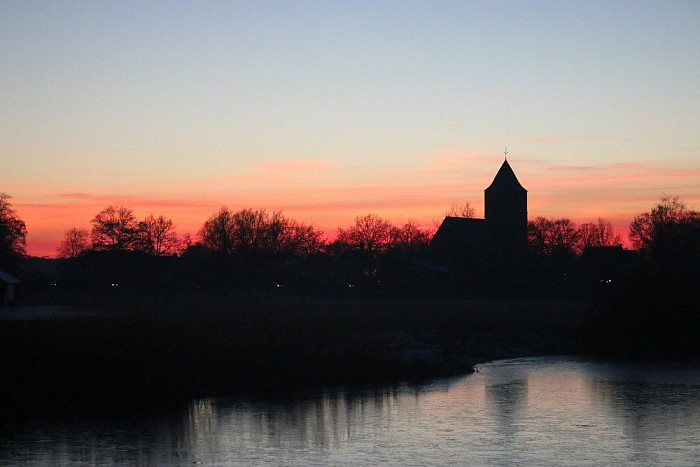 Dalfsen in het avondrood - Foto: Eigen geleverde foto