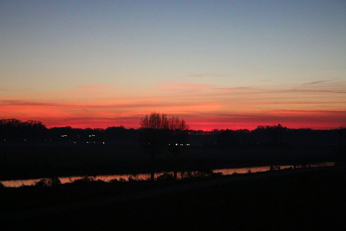 Dalfsen in het avondrood - Foto: Eigen geleverde foto