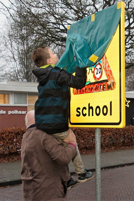 Kinderen anders naar school door gevaarlijke situaties - Foto: Gemeente Dalfsen