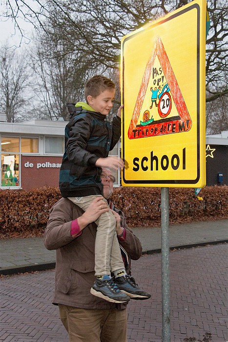 Kinderen anders naar school door gevaarlijke situaties - Foto: Gemeente Dalfsen