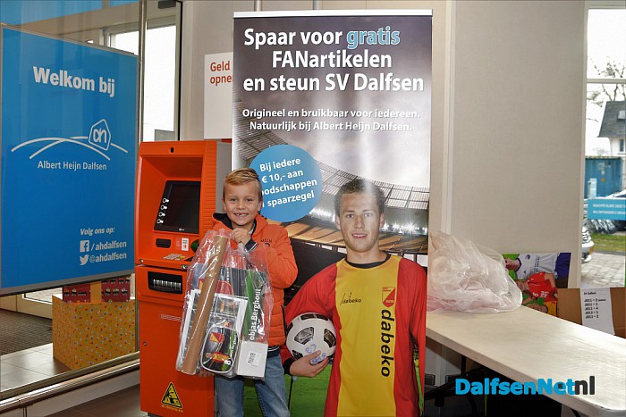 Fan-actie Albert Heijn Dalfsen groot succes - Foto: Johan Bokma