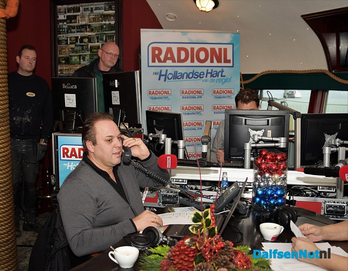 Frans Bauer te gast in de studio bij de Koperen Hoogte - Foto: Johan Bokma