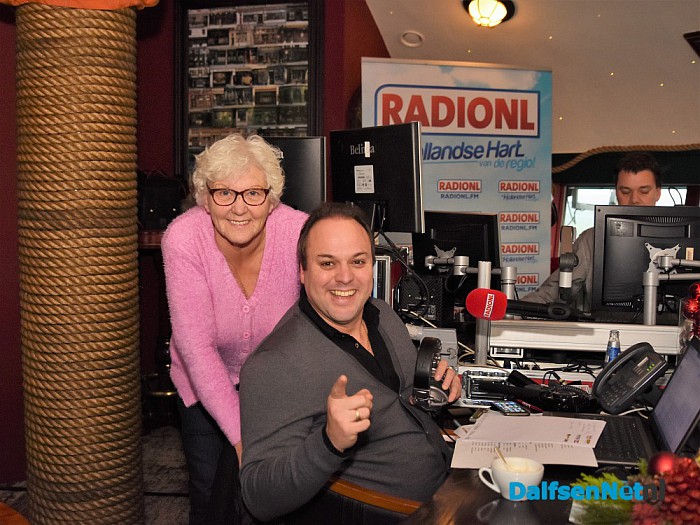 Frans Bauer te gast in de studio bij de Koperen Hoogte - Foto: Johan Bokma