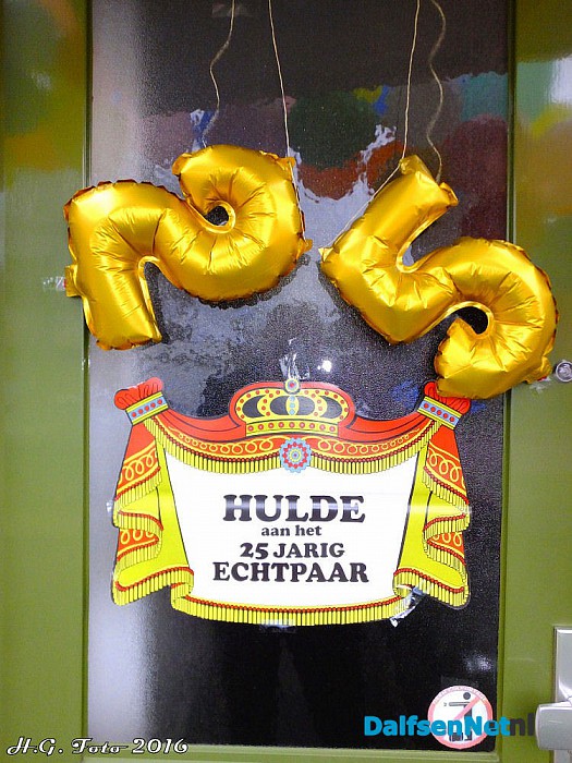 25 Jaar getrouwd. - Foto: H.G. Foto