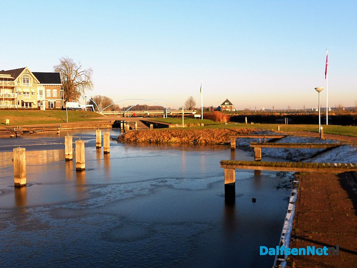 Winterbeeld rond de haven