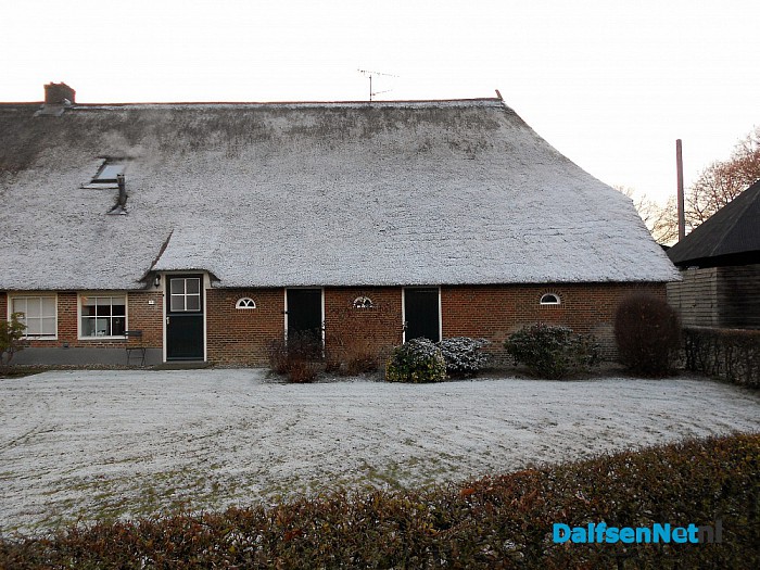 Het vroor dat het kraakt in de schaduw