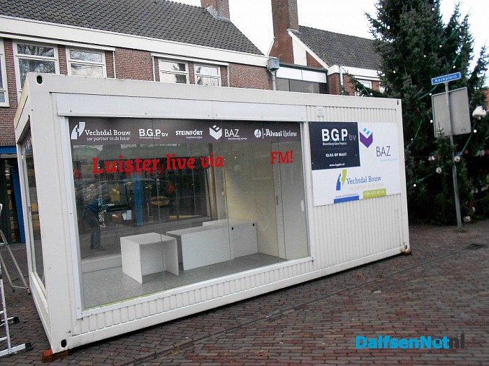Glazenhuis geplaatst