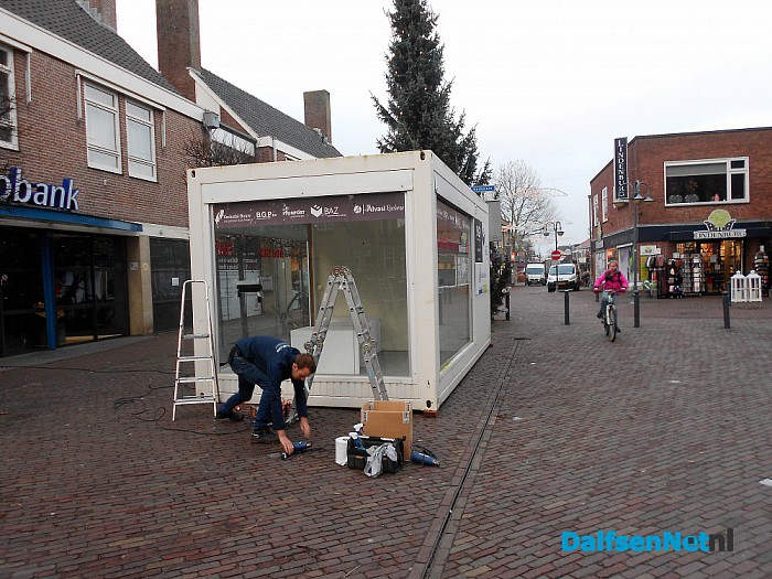 Glazenhuis geplaatst