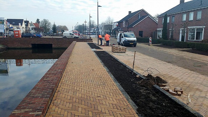 Afronding werkzaamheden Brugstraat - Foto: Eigen geleverde foto