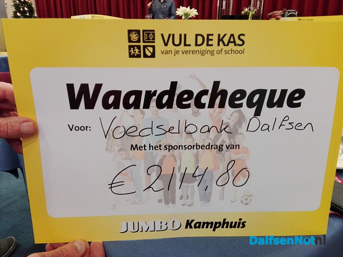 Actie Vul de kas Jumbo Dalfsen - Foto: Ingezonden foto
