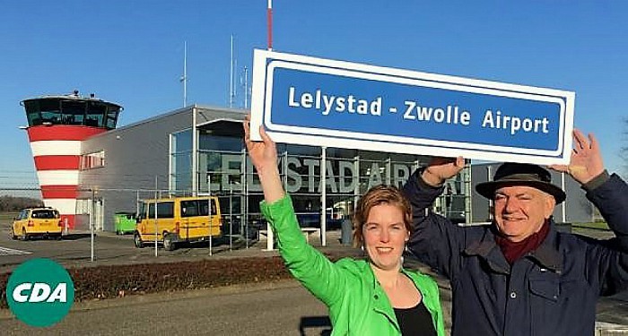 Leo Elfers: Vliegveld Lelystad- Zwolle? - Foto: Eigen geleverde foto