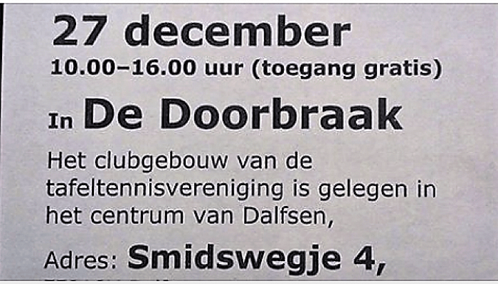 Postzegelbeurs in Dalfsen