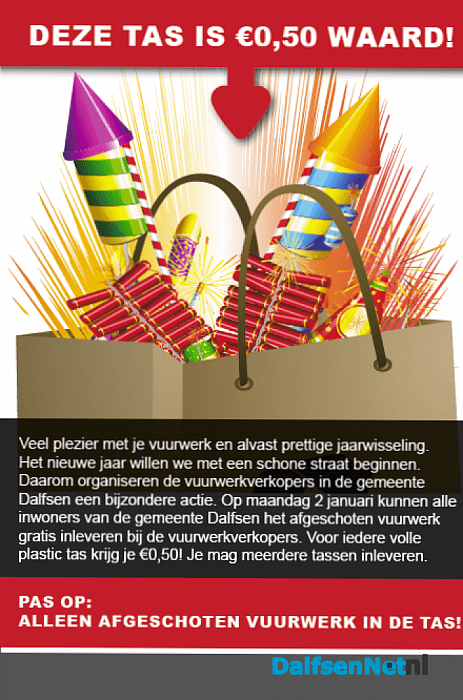 Vuurwerkactie gemeente Dalfsen