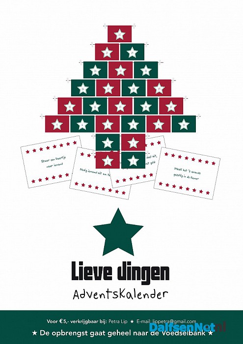 Lieve dingen adventskalender - Foto: Ingezonden foto