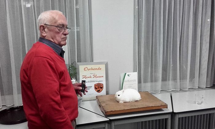 Oorkonde Henk Huzen - Foto: Eigen geleverde foto