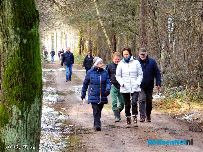 Snertwandeling ijsclub de Poel. - Foto: H.G. Foto