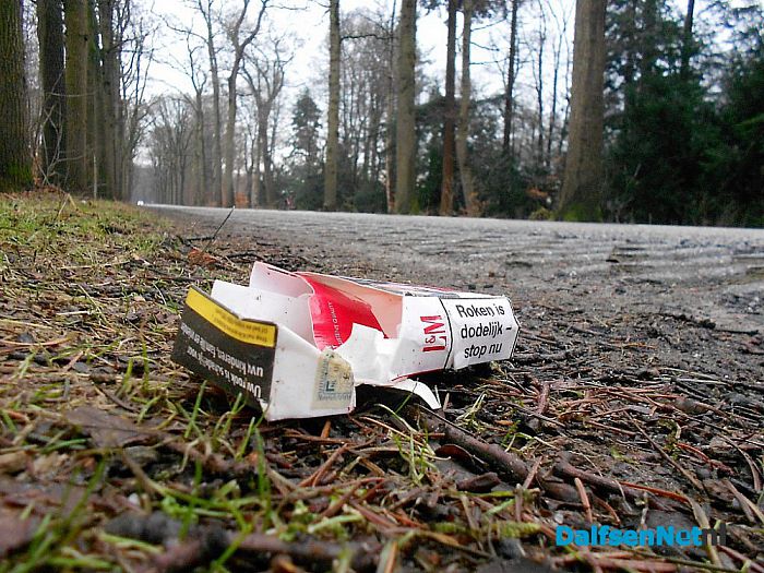 Groeit er afval langs de weg?