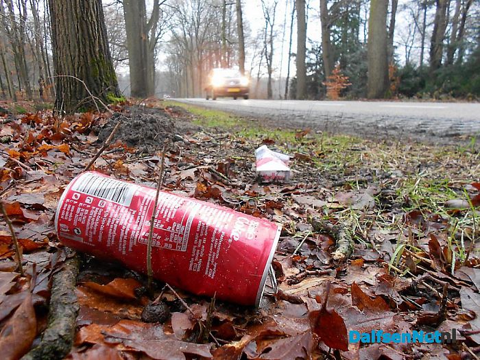 Groeit er afval langs de weg?