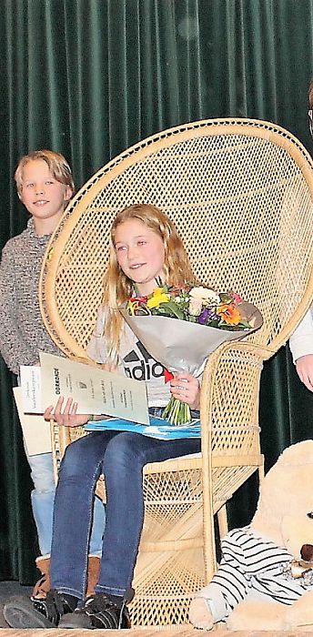 Winnaars voorleeswedstrijd - Foto: Eigen geleverde foto