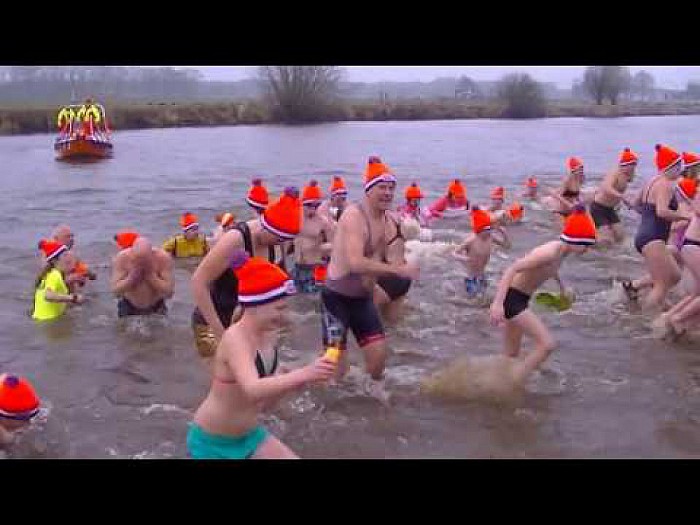 Nieuwjaarsduik Dalfsen 2017 (Video).