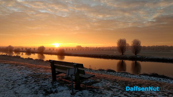 Prachtige zonsopkomst vanmorgen