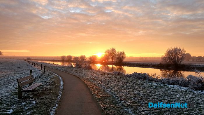 Prachtige zonsopkomst vanmorgen