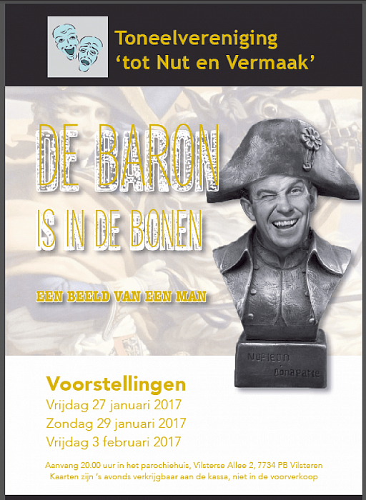 Napoleon komt binnenkort naar Vilsteren - Foto: Eigen geleverde foto