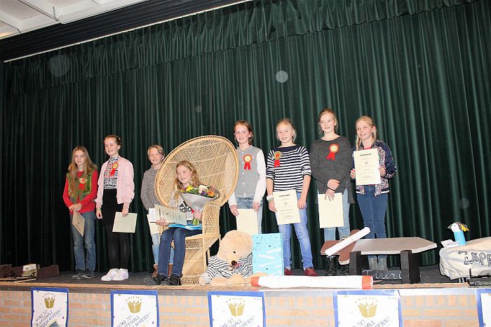 Winnaars voorleeswedstrijd - Foto: Eigen geleverde foto